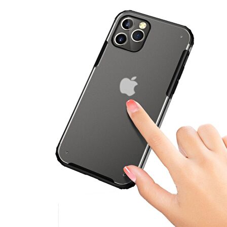 BİKAPAK ELIT MIST IPHONE 12 PRO MAX SİYAH KAPAK