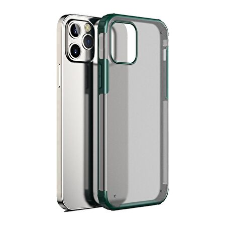 BİKAPAK ELIT MIST IPHONE 12 PRO MAX YEŞİL KAPAK