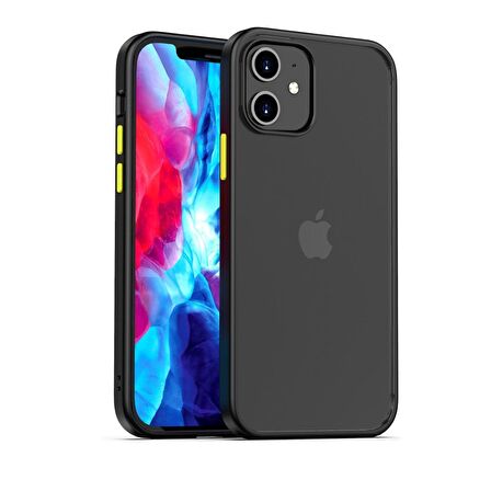 BİKAPAK ELIT ENIGMA IPHONE 12 MİNİ SİYAH KAPAK
