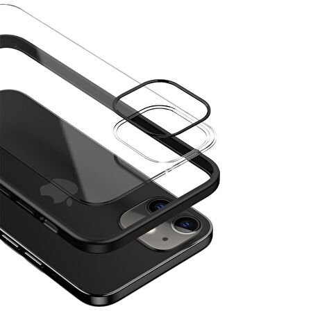 BİKAPAK ELIT SHINE IPHONE 12 PRO MAX FULL SİYAH KA