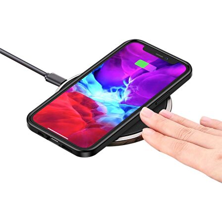 BİKAPAK ELIT SHINE IPHONE 12 PRO MAX FULL SİYAH KA