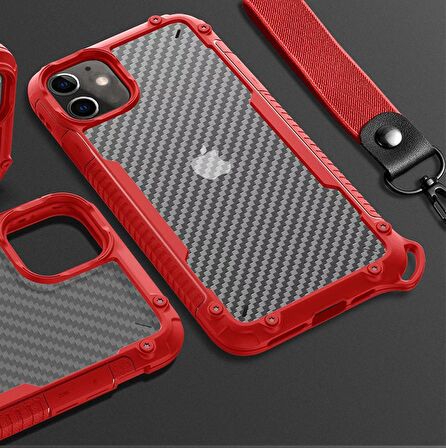 BİKAPAK ELIT ARMOR IPHONE 12/12 PRO KIRMIZI KAPAK