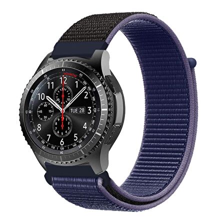 E2M Huawei Watch 20mm KRD-03 Hasır Gece Mavisi Kor