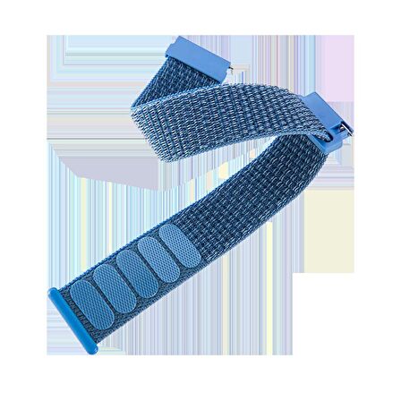 E2M Samsung Watch 22mm KRD-03 Hasır Uzay Gri Kordo