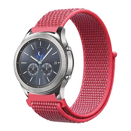 E2M Samsung Watch 22mm KRD-03 Hasır Gül Pembesi Ko