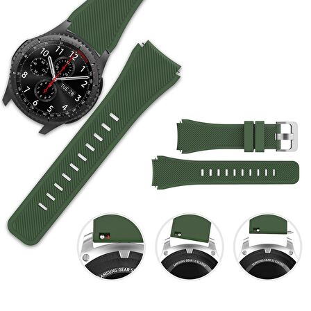 E2M HUAWEI WATCH 22MM KRD-12 FRONTİER SİLİKON MAVİ