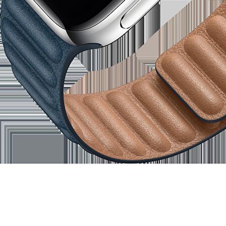 E2M Apple Watch Uyumlu 38-40mm KRD-14 Deri Lacivert Kordo 