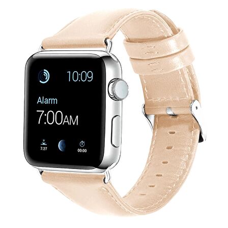 E2M Apple Watch Uyumlu 42-44MM KRD-10 DERI KUM PEMPE KORD 