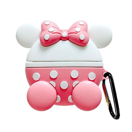 E2M AIRPODS 1-2 KILIF MINNIE PEMBE