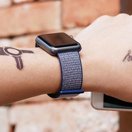 E2M APPLE WATCH 38-40MM KRD-03 HASIR SPOR YEŞİL KO