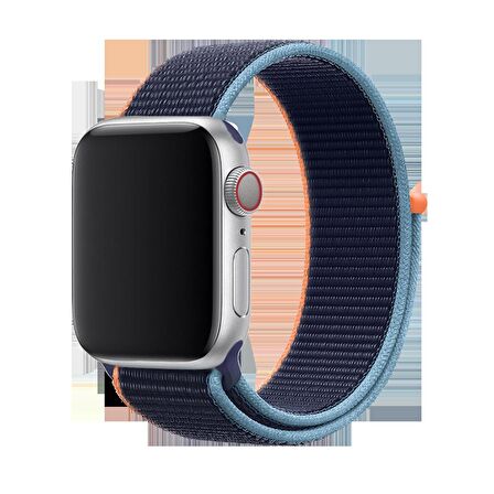 E2M APPLE WATCH 42-44MM KRD-03 HASIR SPOR LACİVERT KORDON