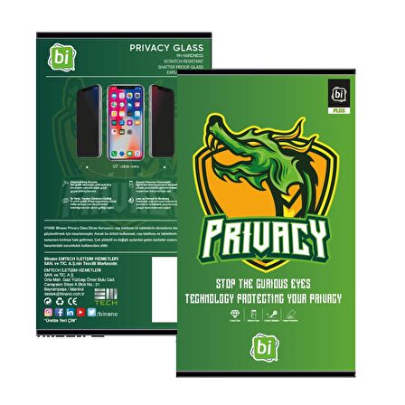 BİNANO PRIVACY PLUS IPHONE 12 MINI EKRAN KORUYUCU