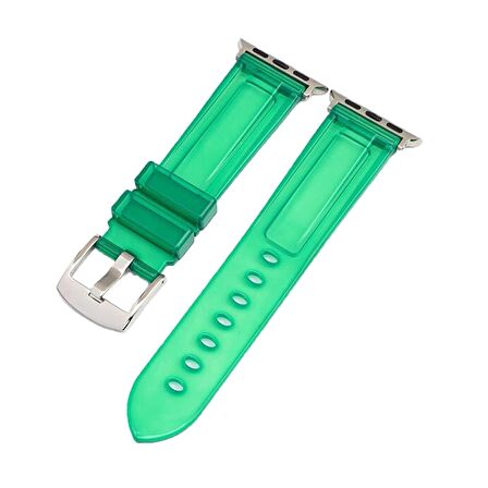 E2M Apple Watch Uyumlu 38-40mm KRD-23 Transparent Açık Ye 