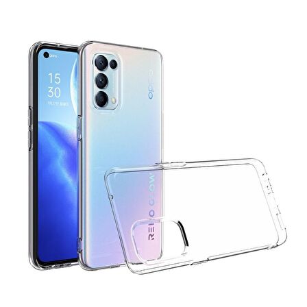 BİKAPAK ECO SİLİKON OPPO RENO 5 ŞEFFAF KAPAK