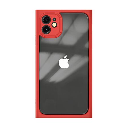 BİKAPAK ELIT CUBE IPHONE 11 KIRMIZI KAPAK