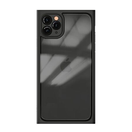 BİKAPAK ELIT CUBE IPHONE 12 PRO MAX SİYAH KAPAK