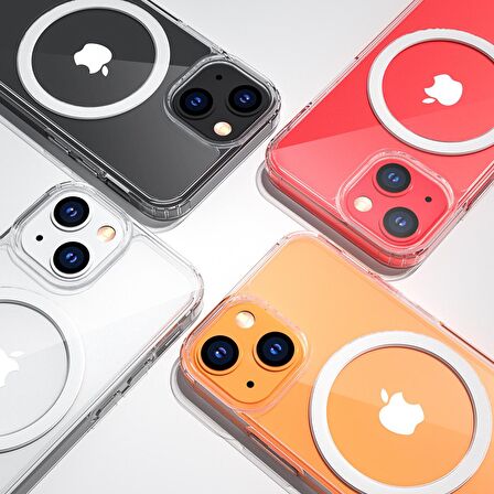 BİKAPAK MAGSAFE AIR IPHONE 13 ŞEFFAF KAPAK