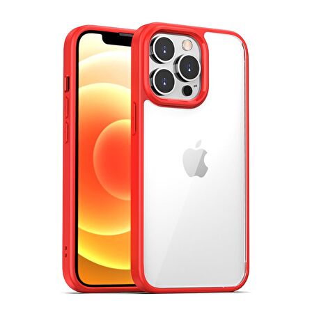 BİKAPAK ELIT SHINE IPHONE 13 PRO MAX KIRMIZI KAPAK