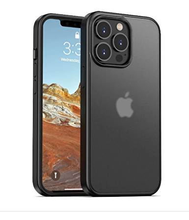 BİKAPAK ELIT ENIGMA IPHONE 13 PRO MAX SİYAH KAPAK