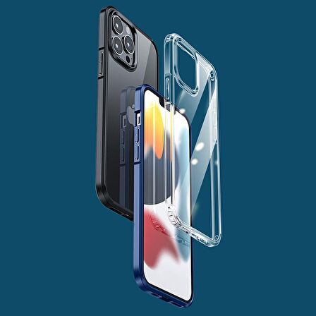 BİKAPAK ELIT CRYSTAL IPHONE 13 PRO MAVİ KAPAK
