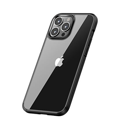 BİKAPAK ELIT CRYSTAL IPHONE 13 PRO MAX SİYAH KAPAK