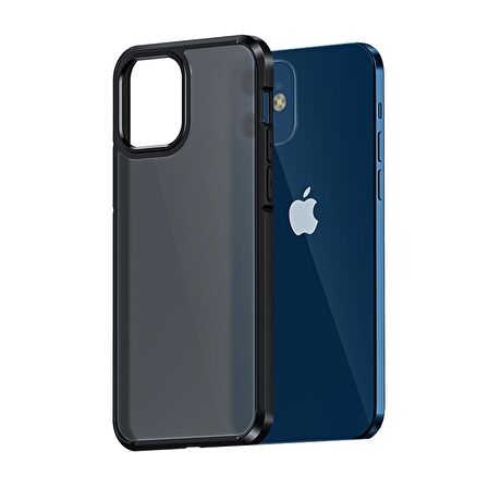 BİKAPAK ELIT FROZEN IPHONE 13 MİNİ SİYAH KAPAK