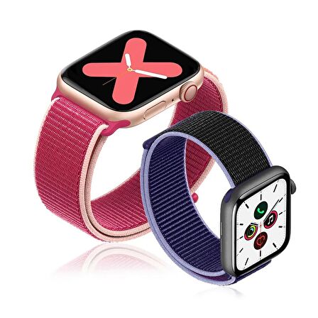 E2M APPLE WATCH 38-40-41MM KRD-03 HASIR NAR ÇİÇEĞİ KO