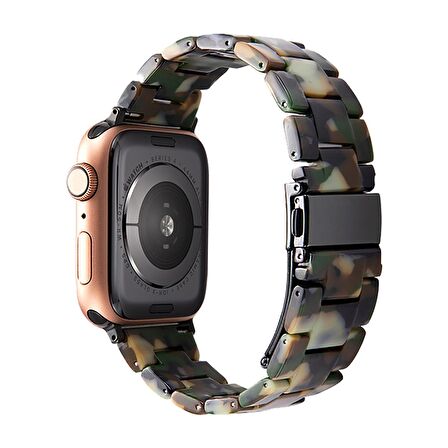 E2M Apple Watch Uyumlu 42-44mm KRD-25 Resin Asker Yeşili 