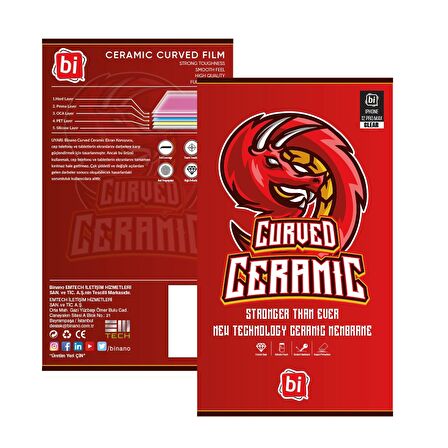 BİNANO CURVED CERAMIC IPHONE 13 PRO MAXNANO EKRAN 