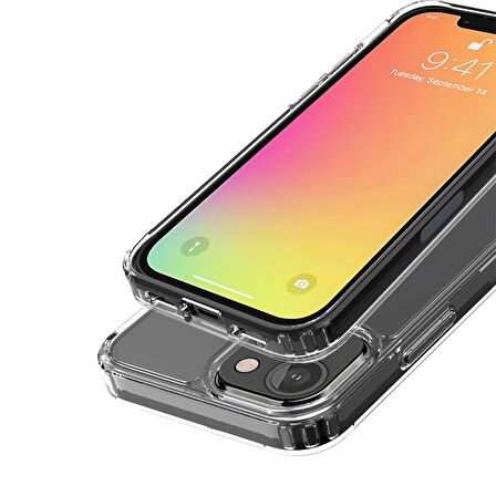 BİKAPAK ECO SİLİKON IPHONE 13 ŞEFFAF KAPAK