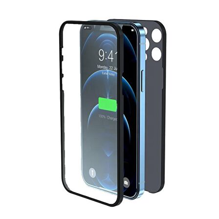 BİKAPAK PRO 360 IPHONE 13 MİNİ SİYAH KAPAK