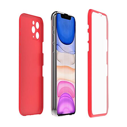 BİKAPAK PRO 360 IPHONE 11 PRO KIRMIZI KAPAK