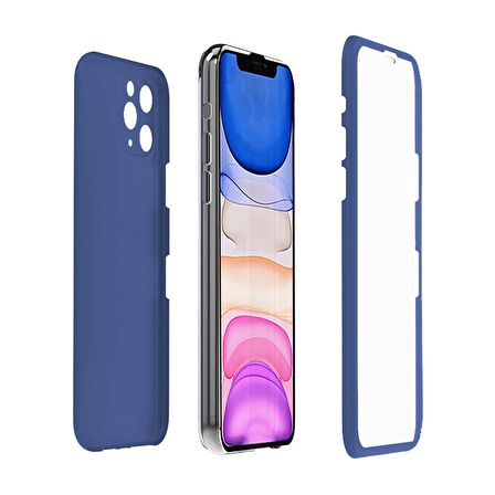 BİKAPAK PRO 360 IPHONE 11 PRO MAX MAVİ KAPAK