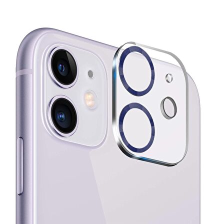 BİNANO IPHONE 11/12 MİNİ 3D PRO MAVİ CAMERA KORUYU