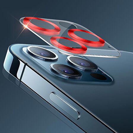 BİNANO IPHONE 12 3D PRO SİLVER CAMERA KORUYUCU