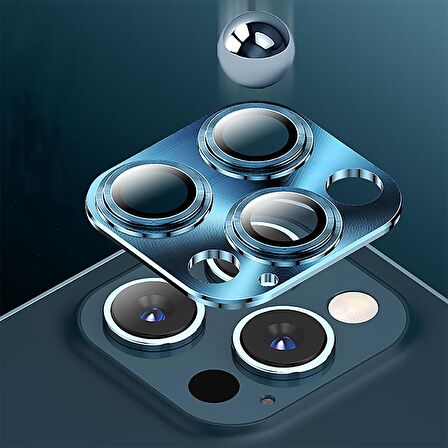 BİNANO IPHONE 11/12 MİNİ 360 METAL KIRMIZI CAMERA 