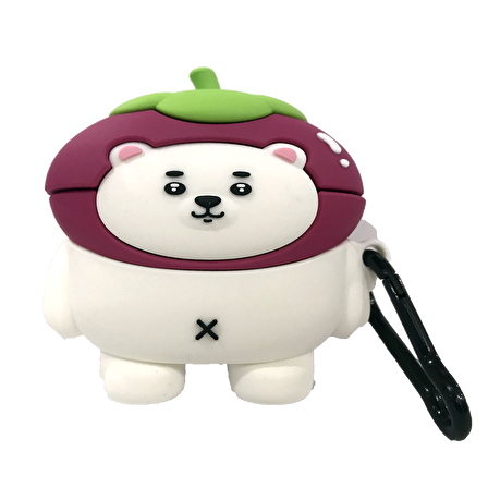 E2M AIRPODS PRO KILIF POLAR BEAR BORDO