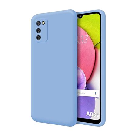 BİKAPAK ECO SENSE SAMSUNG A03S AÇIK MAVİ KAPAK