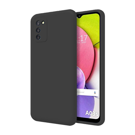 BİKAPAK ECO SENSE SAMSUNG A03S SİYAH KAPAK
