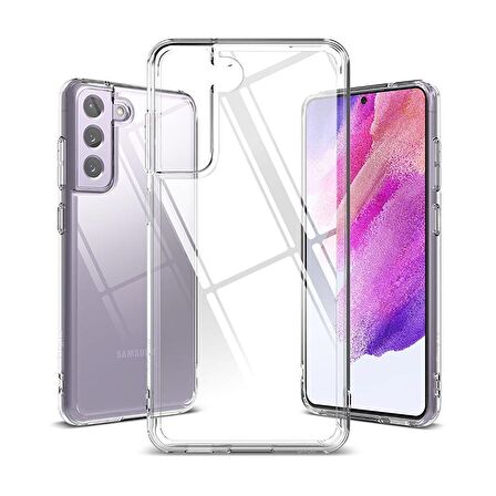 BİKAPAK ECO SİLİKON SAMSUNG S21 FE ŞEFFAF KAPAK