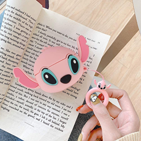 E2M AIRPODS PRO KILIF STITCH PEMBE