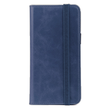BİKAPAK LUXURY IPHONE 13 LACİVERT CÜZDAN KILIF