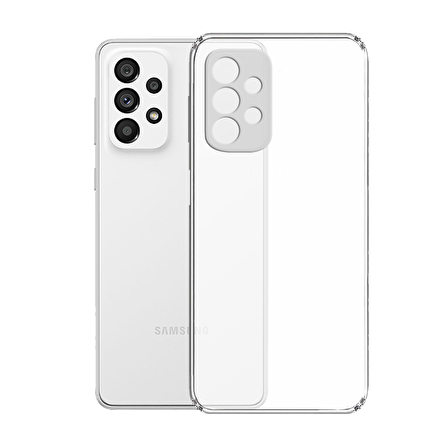 BİKAPAK ECO SİLİKON SAMSUNG A73 ŞEFFAF KAPAK