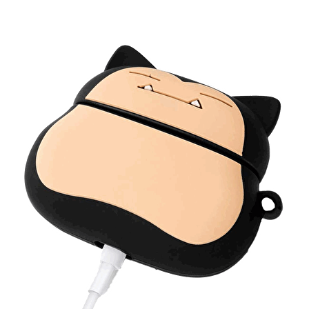 E2M AIRPODS 1-2 KILIF SNORLAX SİYAH