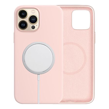 BİKAPAK MAGSENSE IPHONE 13 PRO MAX CHALKPINK KAPAK