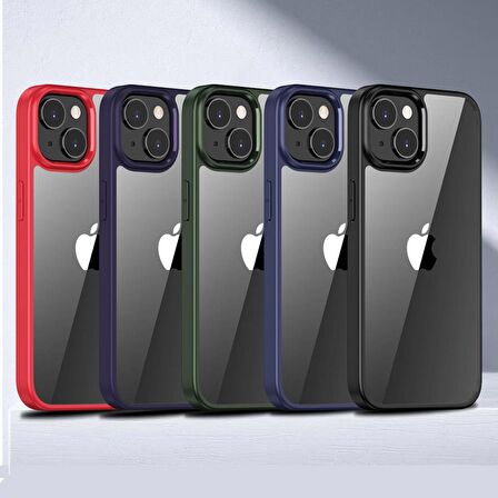 BİKAPAK ELIT CRYSTAL IPHONE 14 PLUS KIRMIZI KAPAK