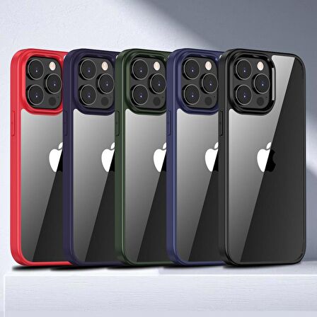BİKAPAK ELIT CRYSTAL IPHONE 14 PRO KIRMIZI KAPAK