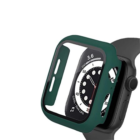 BİNANO Apple Watch Uyumlu 42MM SENSE KASA VE EKRAN KORUYUCU YEŞİL 