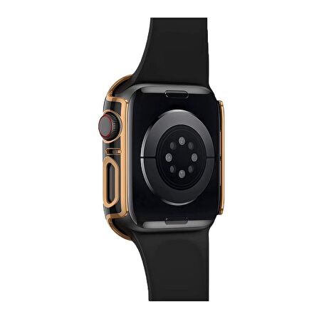 E2M Apple Watch Uyumlu 40MM STAR KASA VE EKRAN KORUYUCU GOLD 