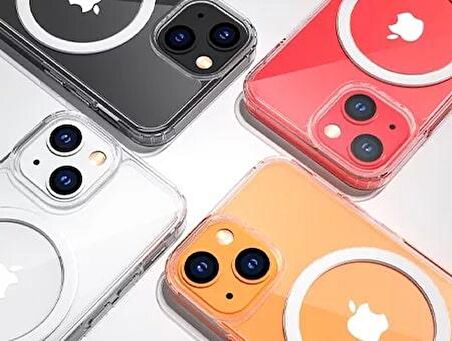 BİKAPAK MAGSAFE AIR IPHONE 14 PRO ŞEFFAF KAPAK